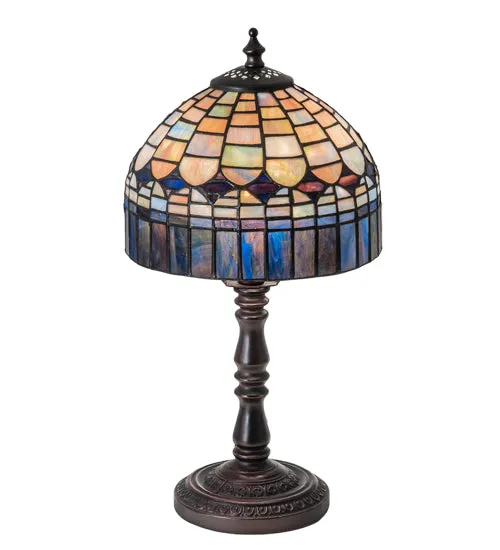 14"H Candice Tiffany Gothic Table Lamp