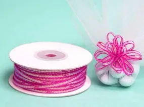 50 Yards 1/8" DIY Fushia Pull Ribbon Wedding Party Dress Favor Gift Craft