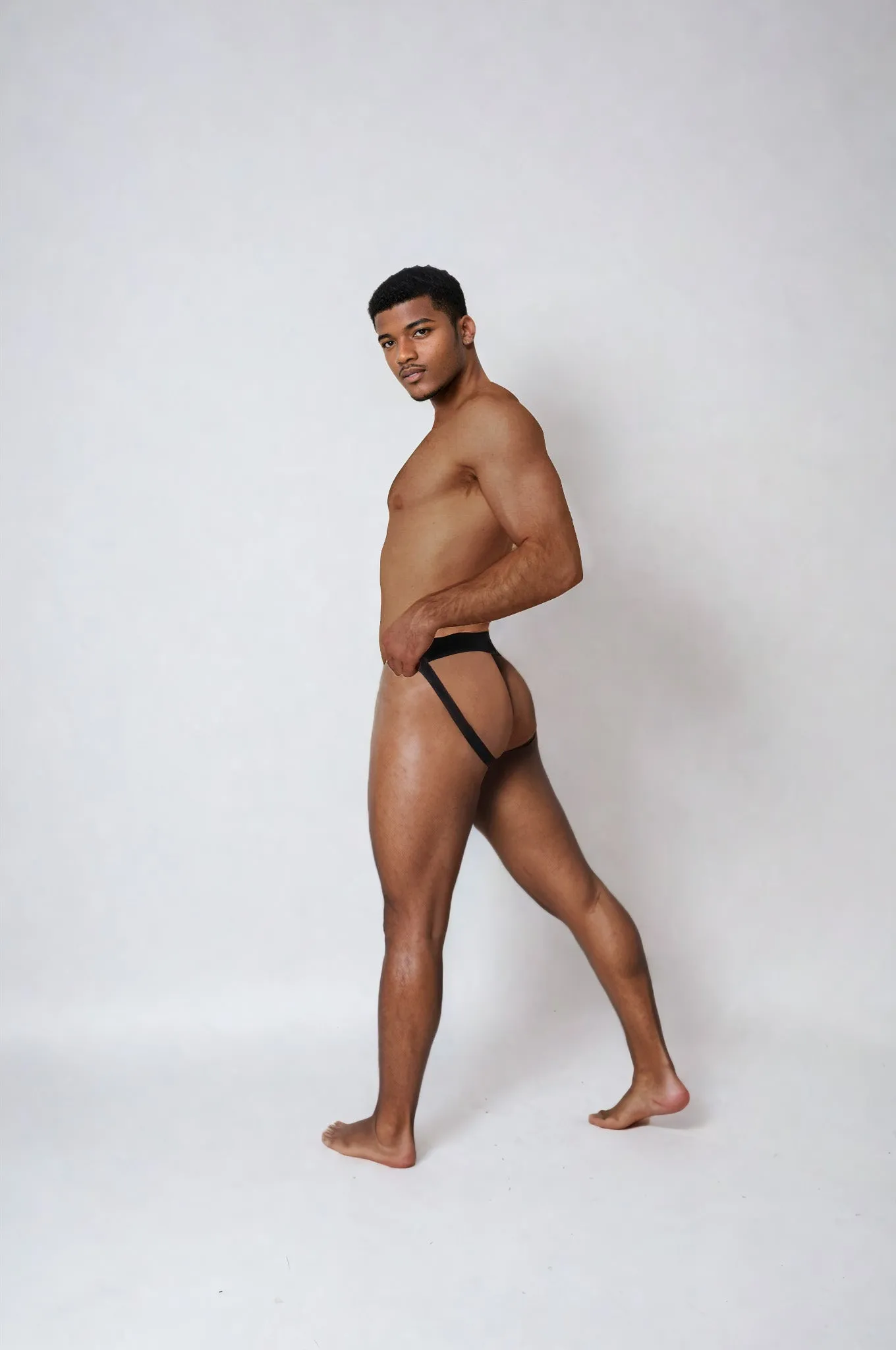 A Black Jock Strap