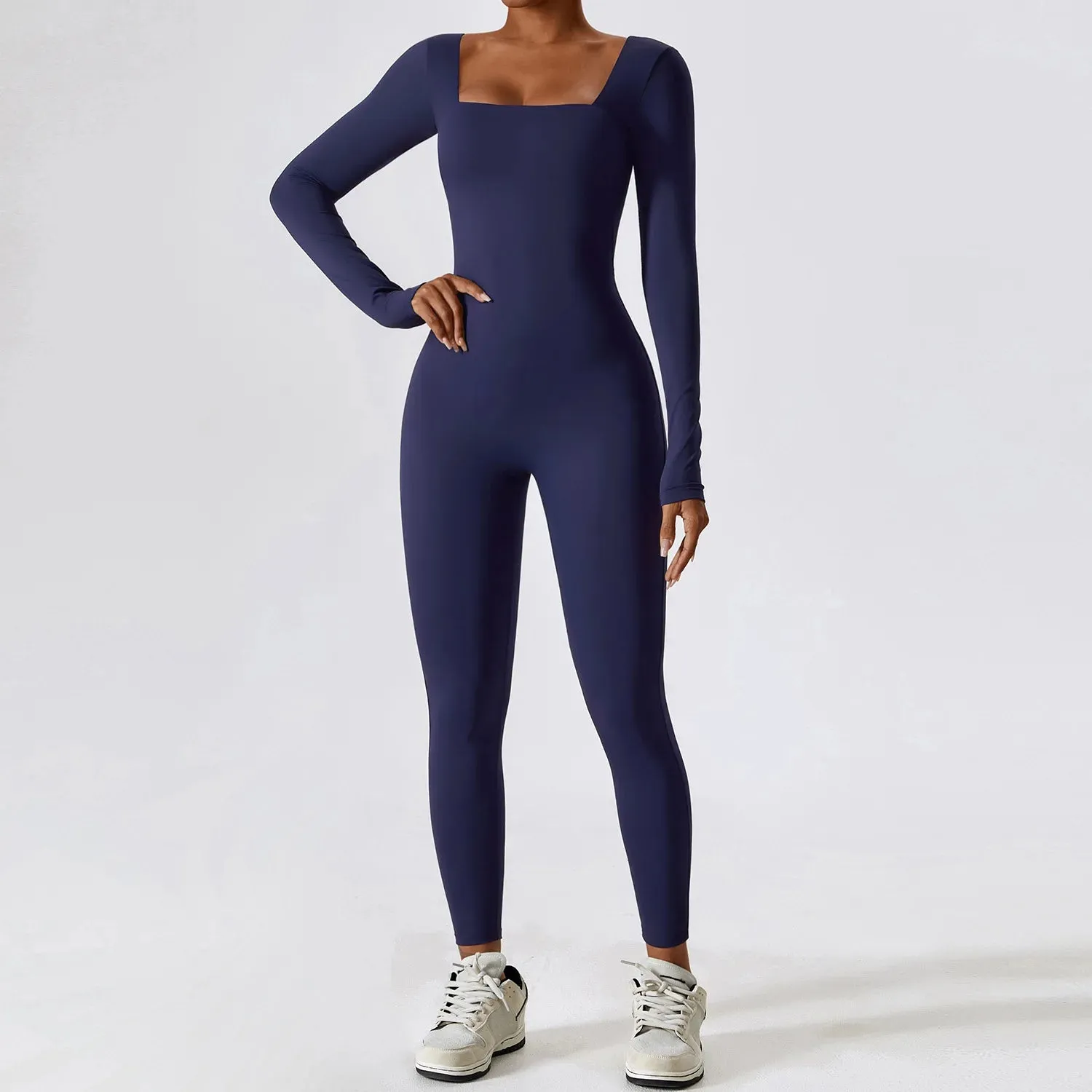 A&A Gym Workout Long Sleeved Jumpsuit