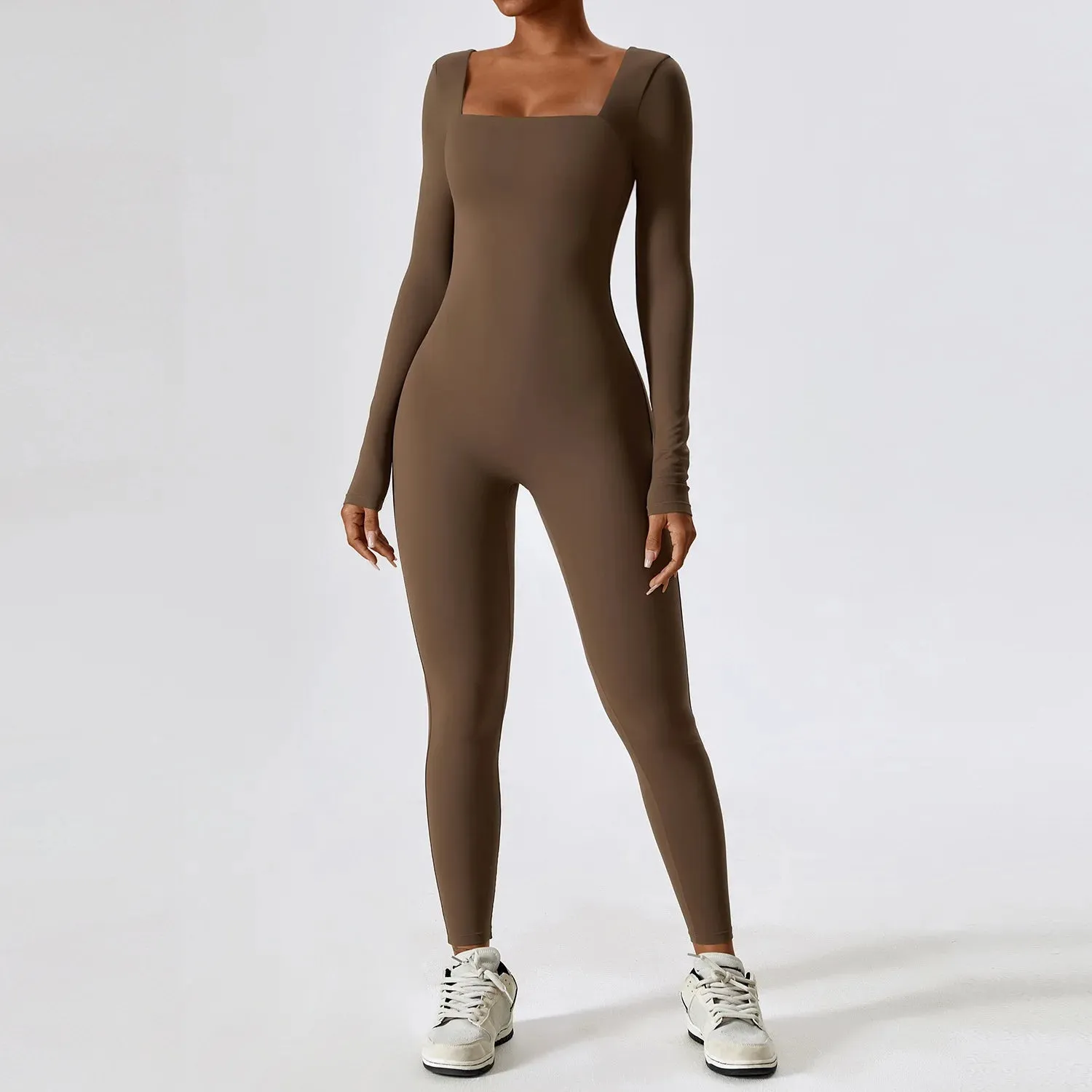 A&A Gym Workout Long Sleeved Jumpsuit