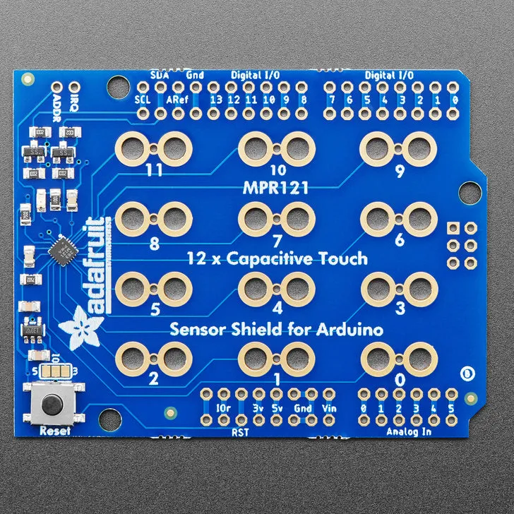 Adafruit 12 x Capacitive Touch Shield for Arduino - MPR121