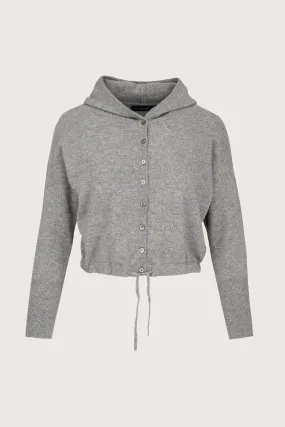 Alnwick Boxy Hoodie Mid Grey