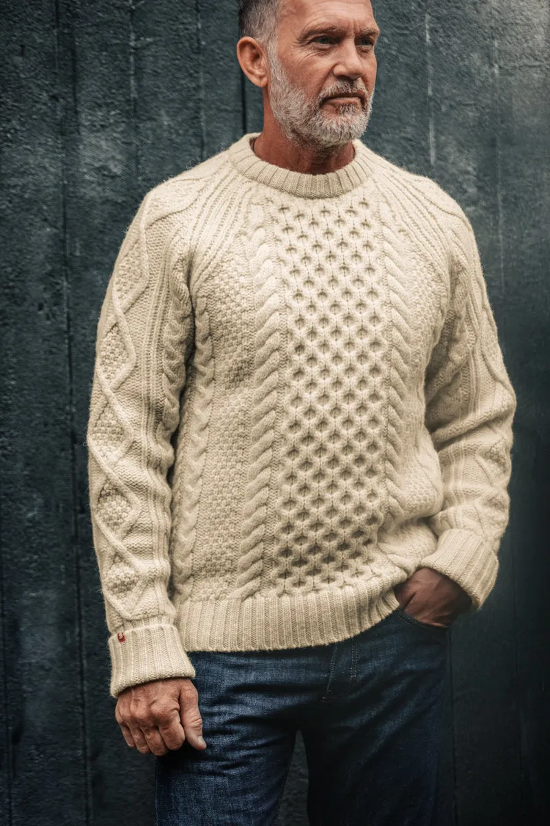 &SONS Clyde Knit Jumper Ecru