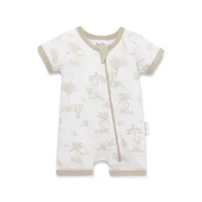 Aster and Oak Jungle Zip Romper