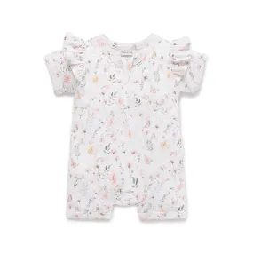 Aster and Oak Secret Garden Zip Romper