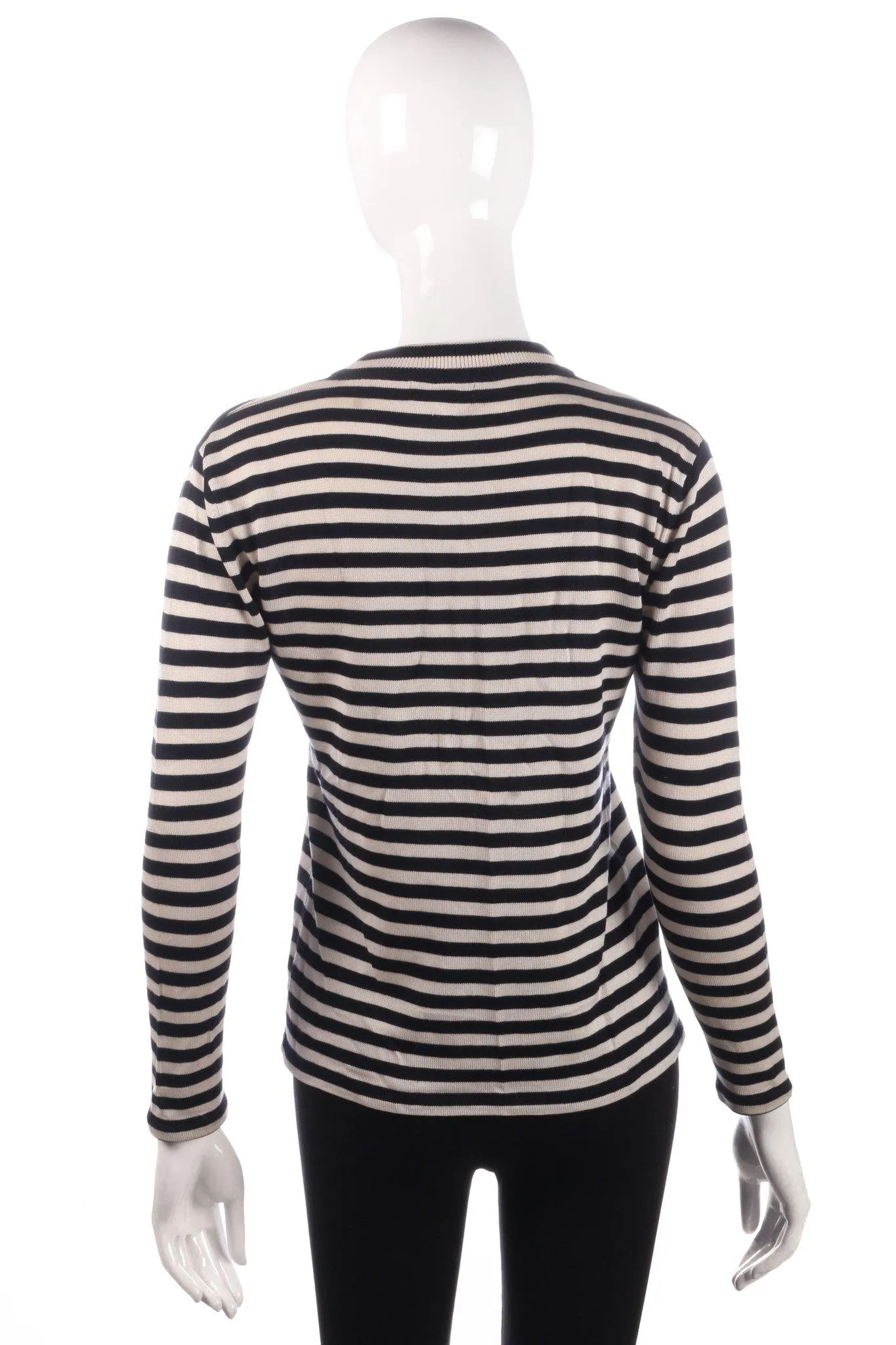 Austin Reed silk striped jumper size S