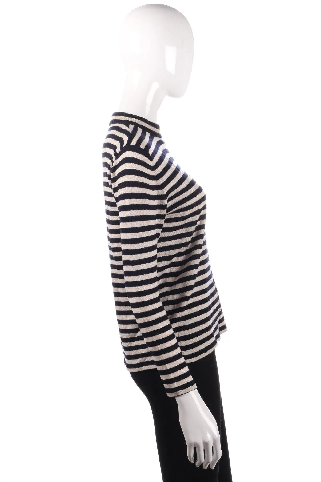 Austin Reed silk striped jumper size S