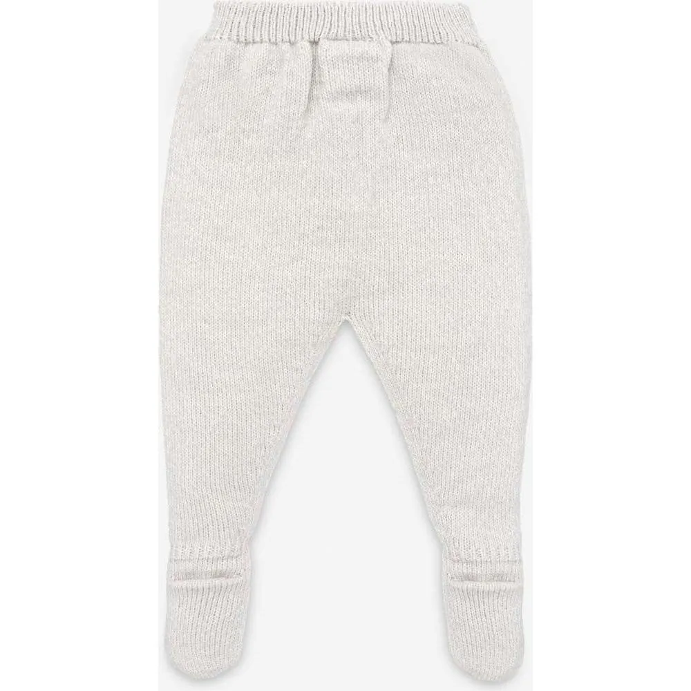 Baby Pale Grey 'Perseo' Knitted Set