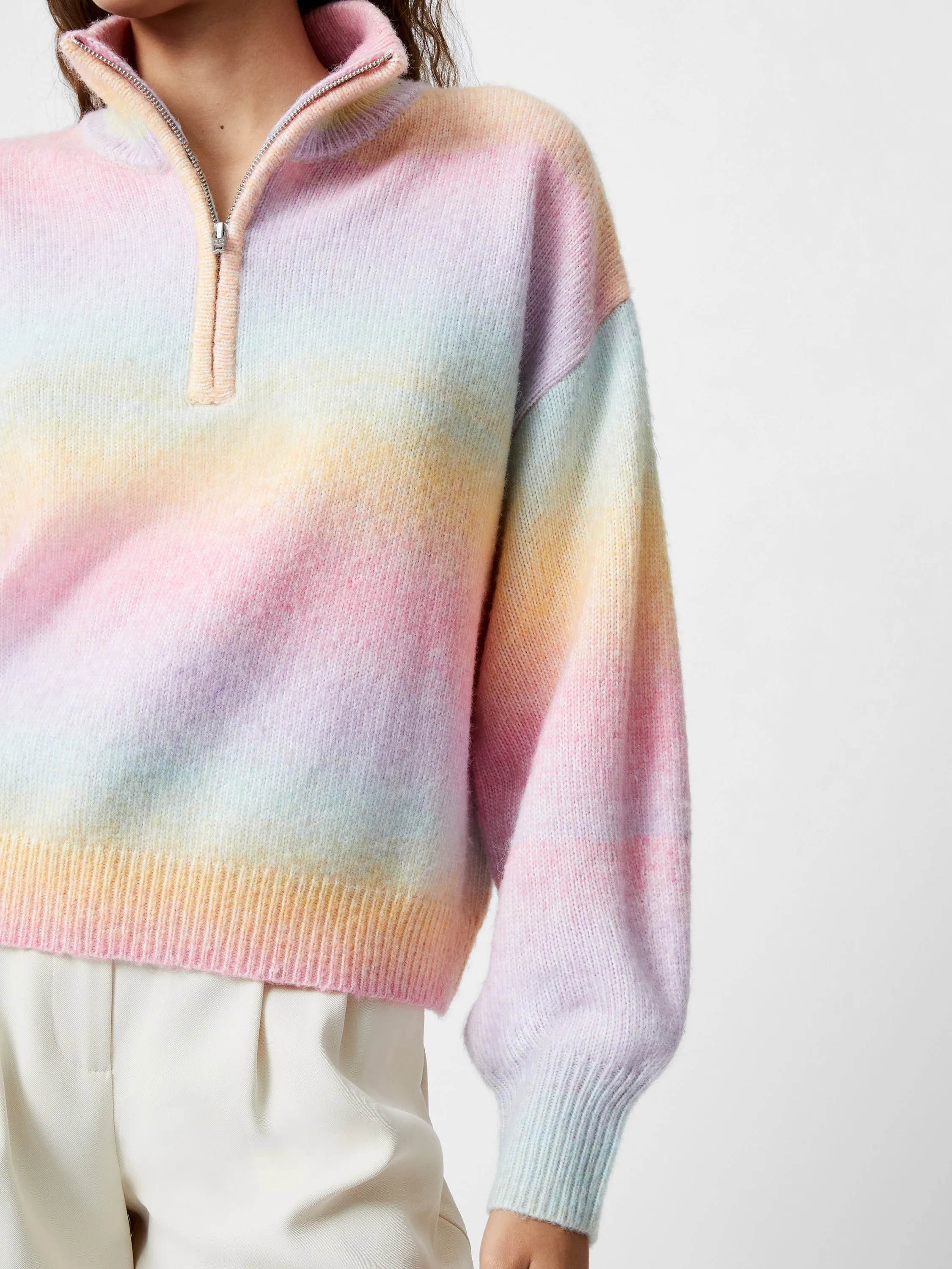 Babysoft Space Dye Half Zip Jumper