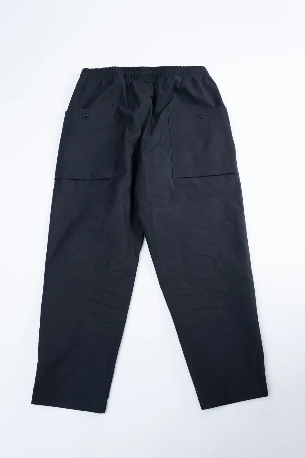 Back Nep Ump Pants - 07 Black