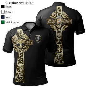 Bannerman Clan Polo Shirt with Golden Celtic Tree Of Life