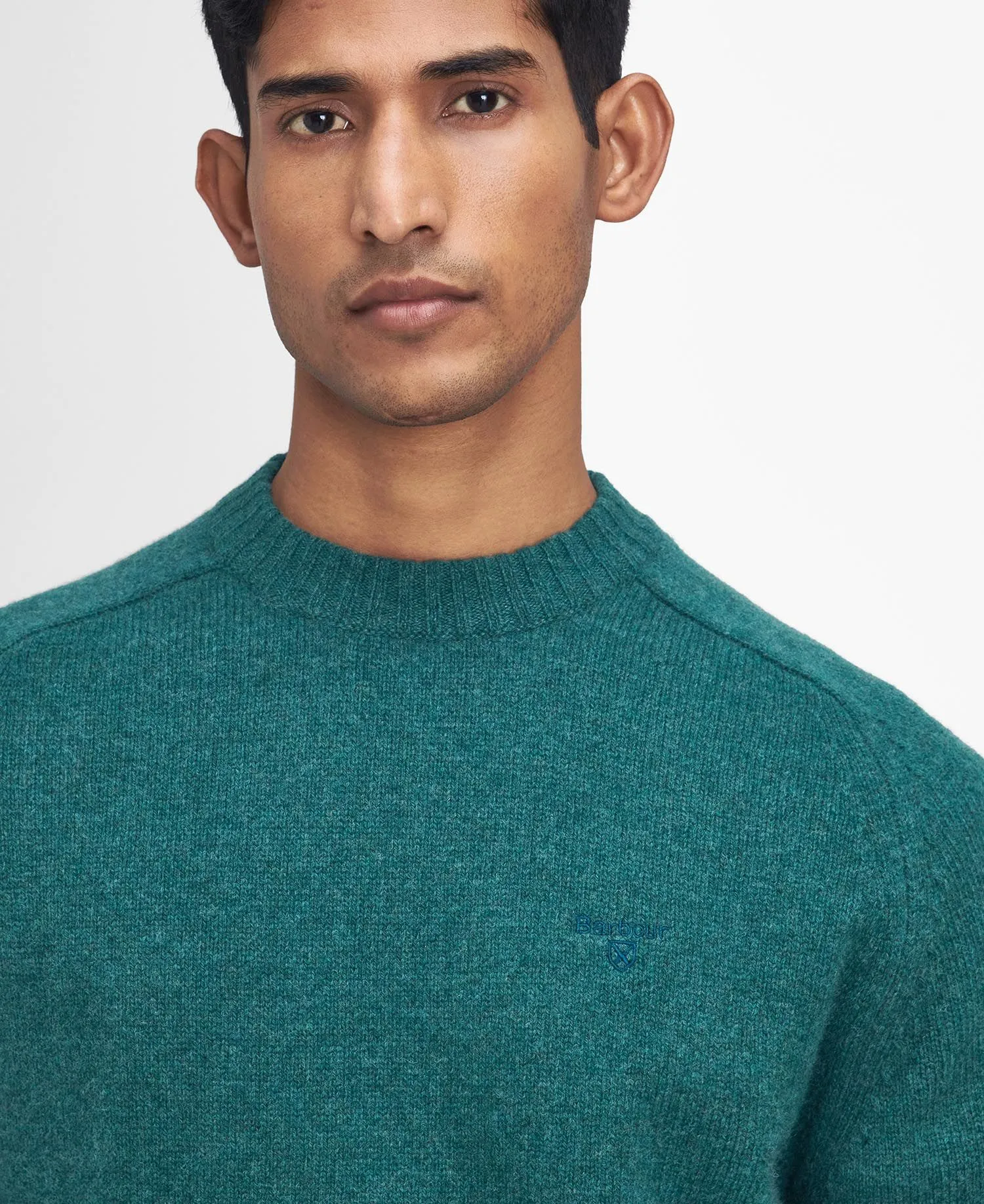 Barbour - Grangetown Merino Crew Neck Sweater, Green