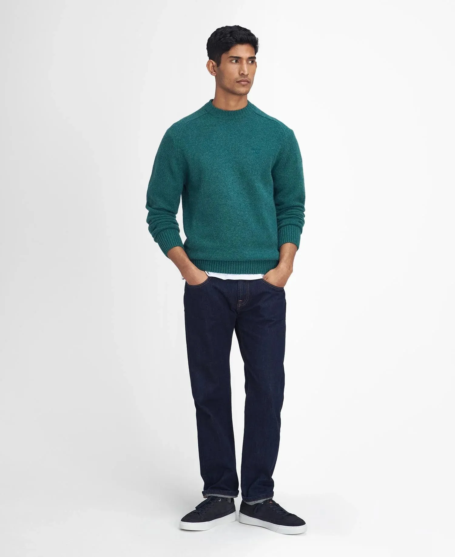 Barbour - Grangetown Merino Crew Neck Sweater, Green