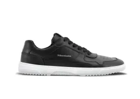 Barefoot Sneakers Barebarics Zing - Black & White - Leather CLEARANCE