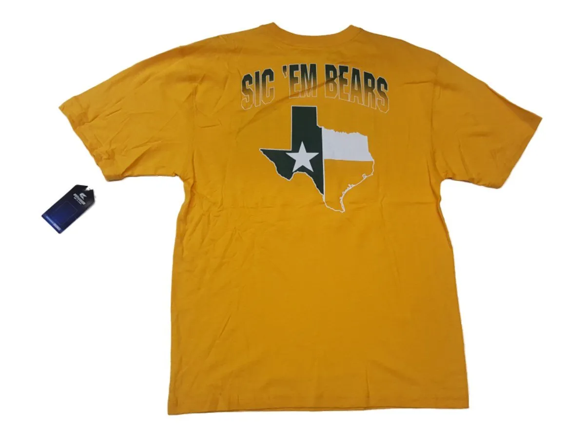 Baylor Bears Colosseum Yellow "Sic 'Em Bears" Short Sleeve Crew T-Shirt (L)