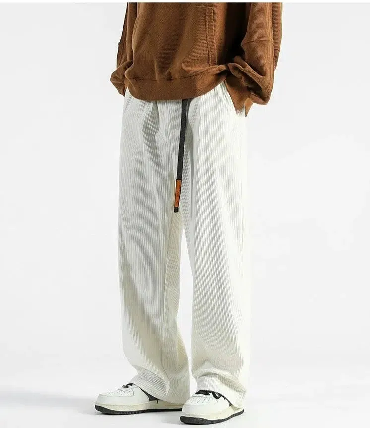 Belt Corduroy Pants