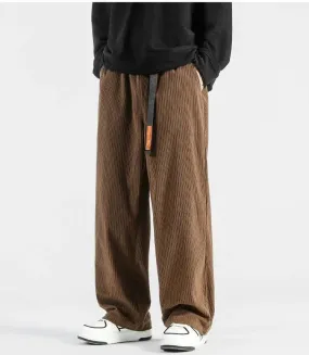 Belt Corduroy Pants