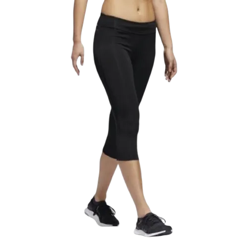 BLACK ADIDAS RESPONSE 3/4 TIGHTS LADIES