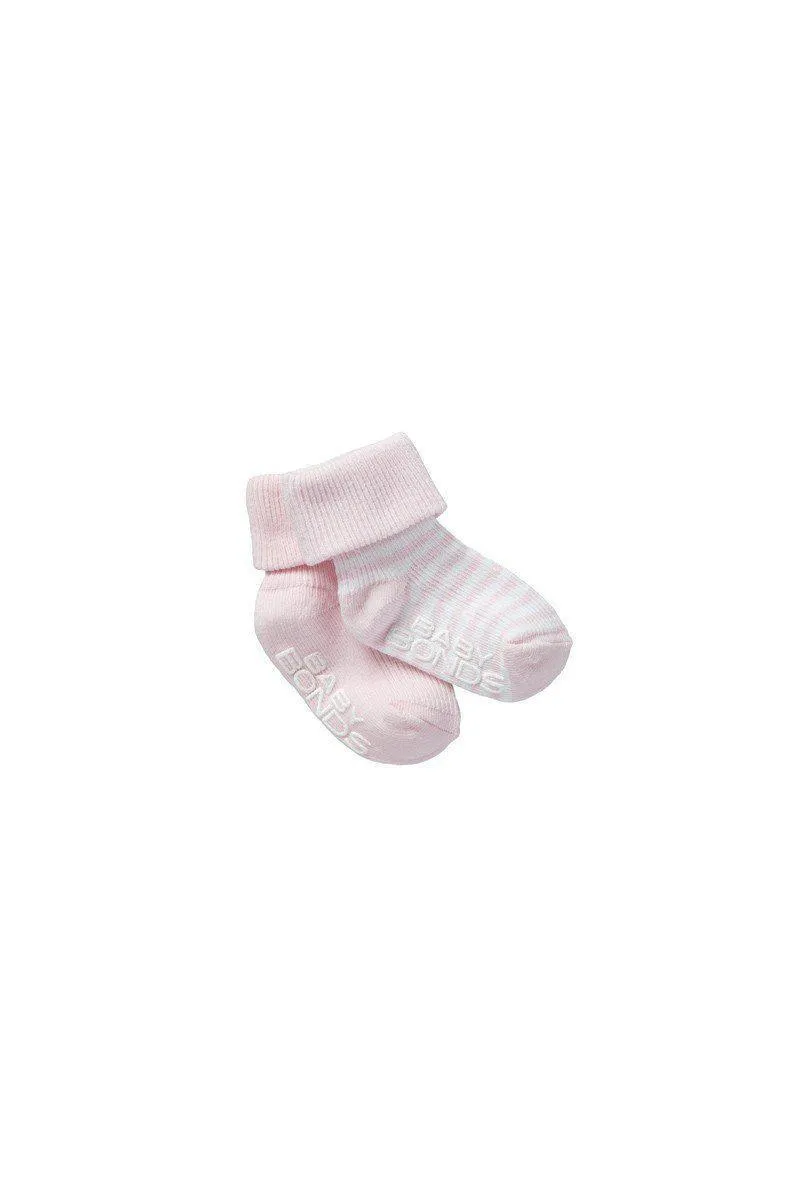 Bonds Classic Cuff Socks 2 Pack - Pink