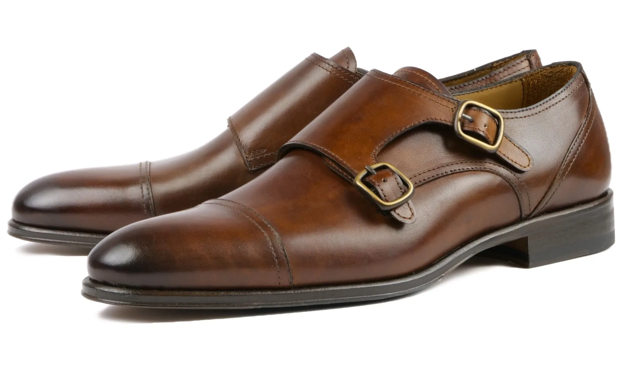 Bourne Monk Strap Tan