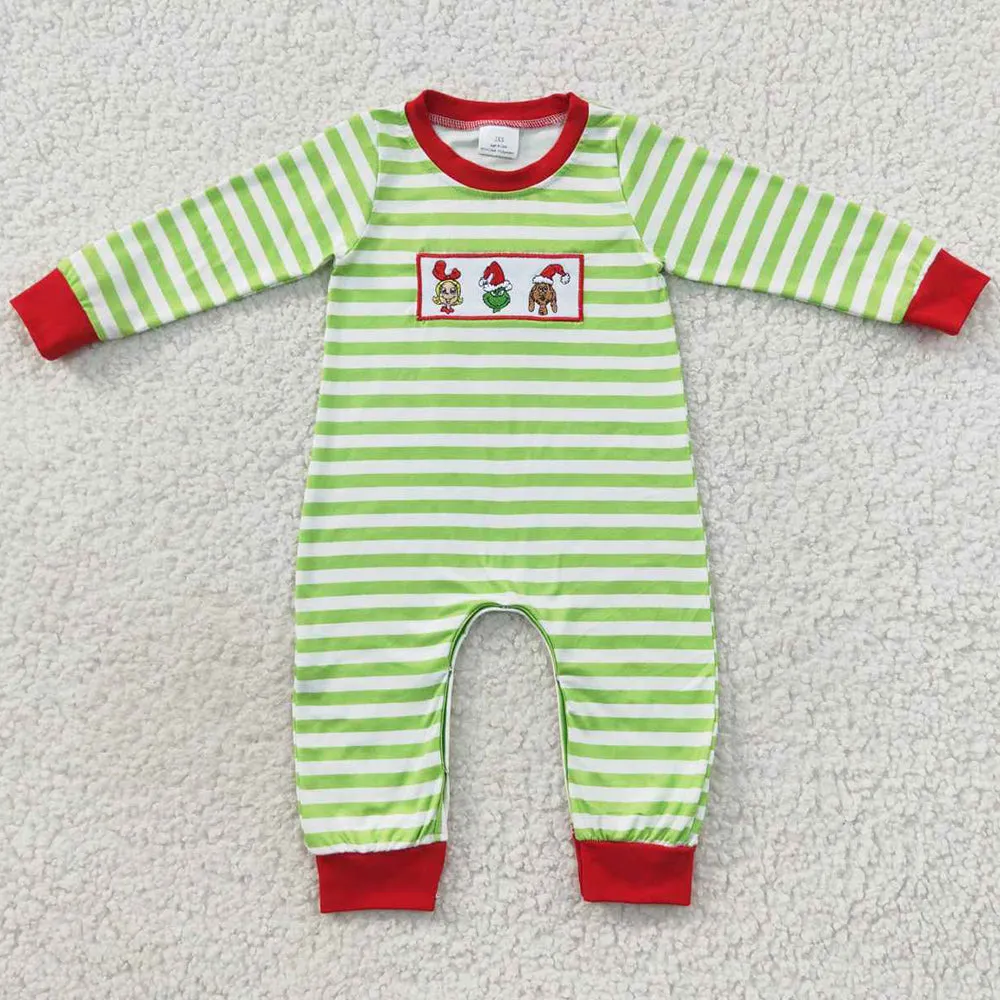 Boutique Baby Boys Romper Christmas Jumpsuit LR0388 LR0387