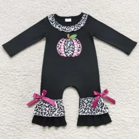 Boutique Baby Girls Rompers Halloween Jumpsuit GLP0717 LR0618