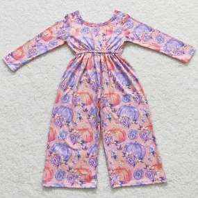 Boutique Girls Jumpsuit Pumpkin Romper LR0382