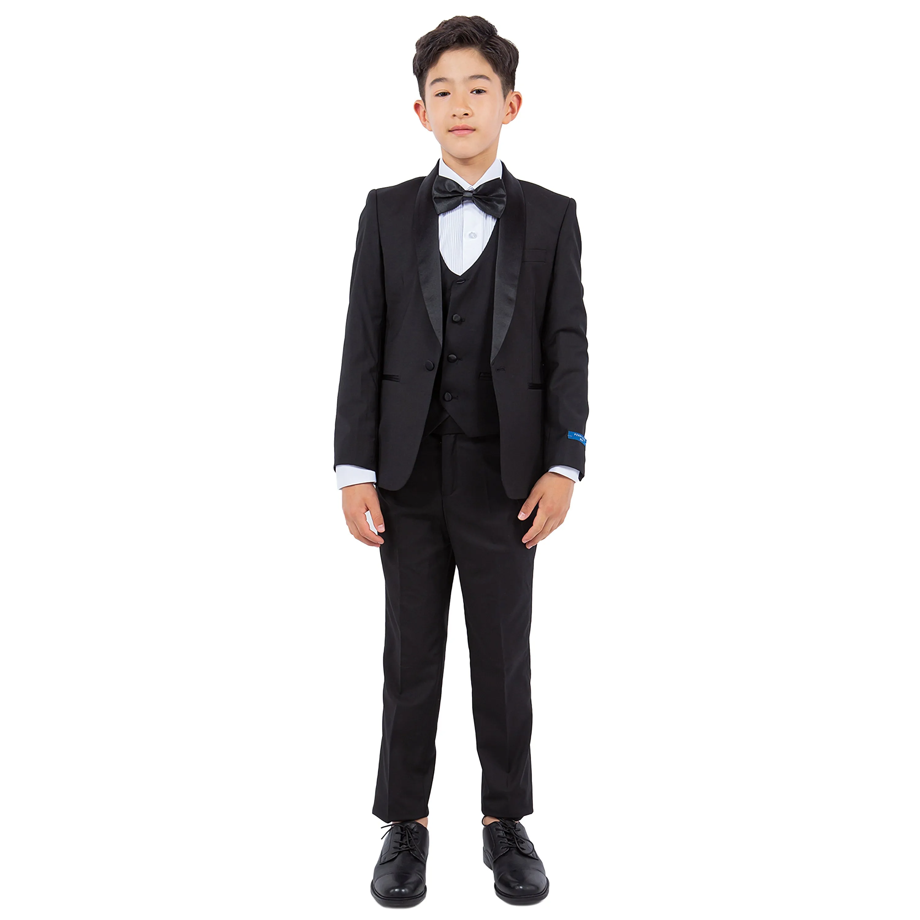 Boy's 5pc Solid Tuxedo