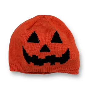 Boys Gymboree Size 12-24 Months Orange Knit Pumpkin Beanie