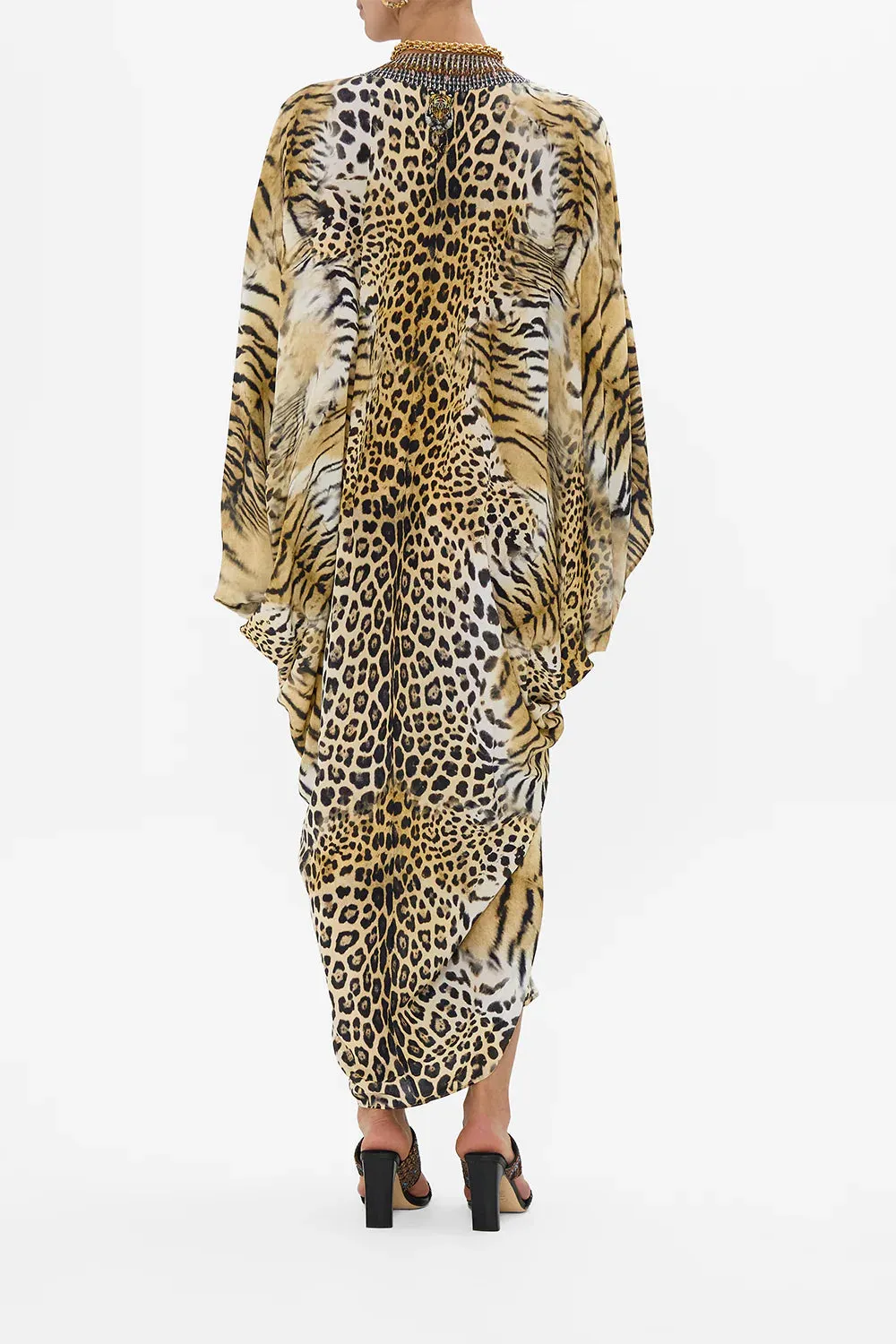 CAMILLA JAGUAR T SHAPE LONG KAFTAN