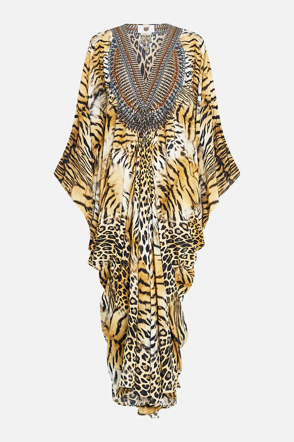 CAMILLA JAGUAR T SHAPE LONG KAFTAN