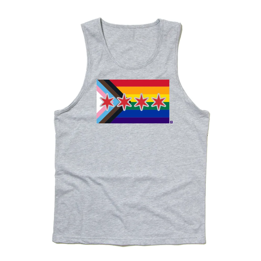 Chicago Progress Pride Flag Tank Top