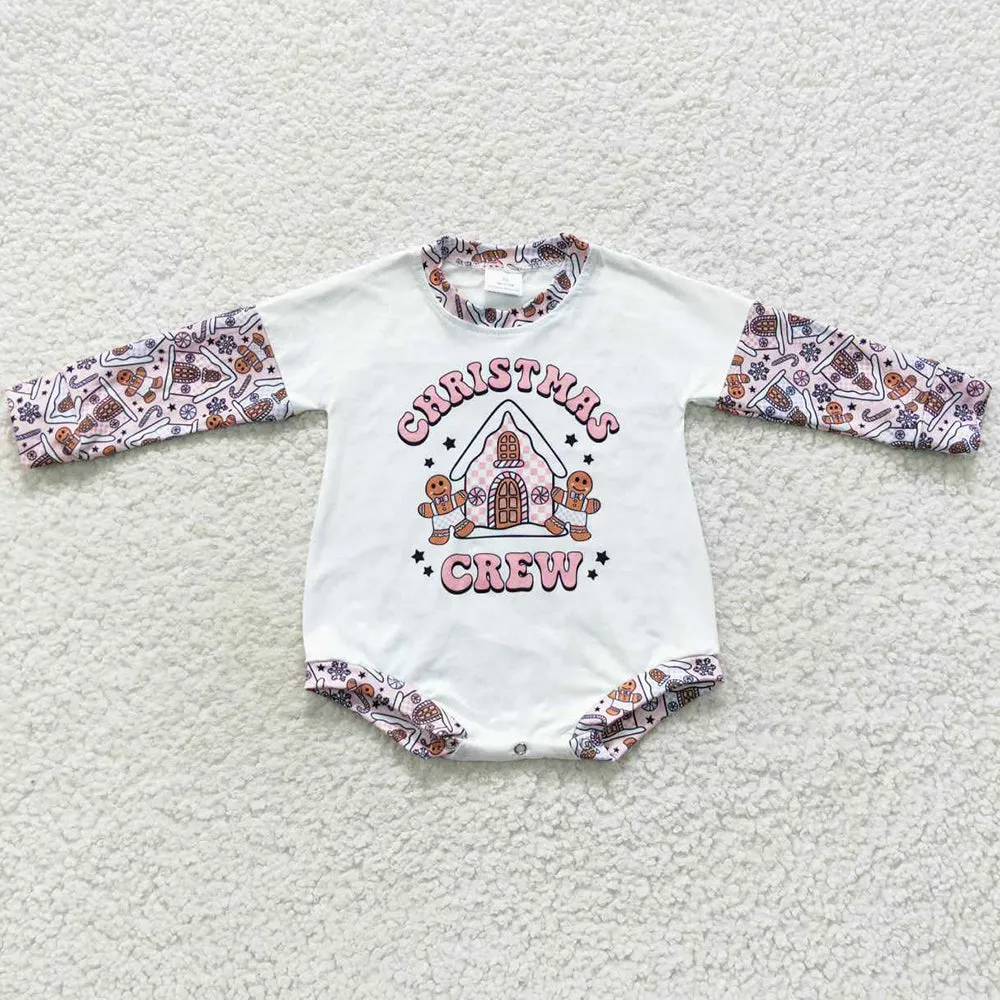 Christmas Baby Rompers Long Sleeve 0-3t Jumpsuit LR0423