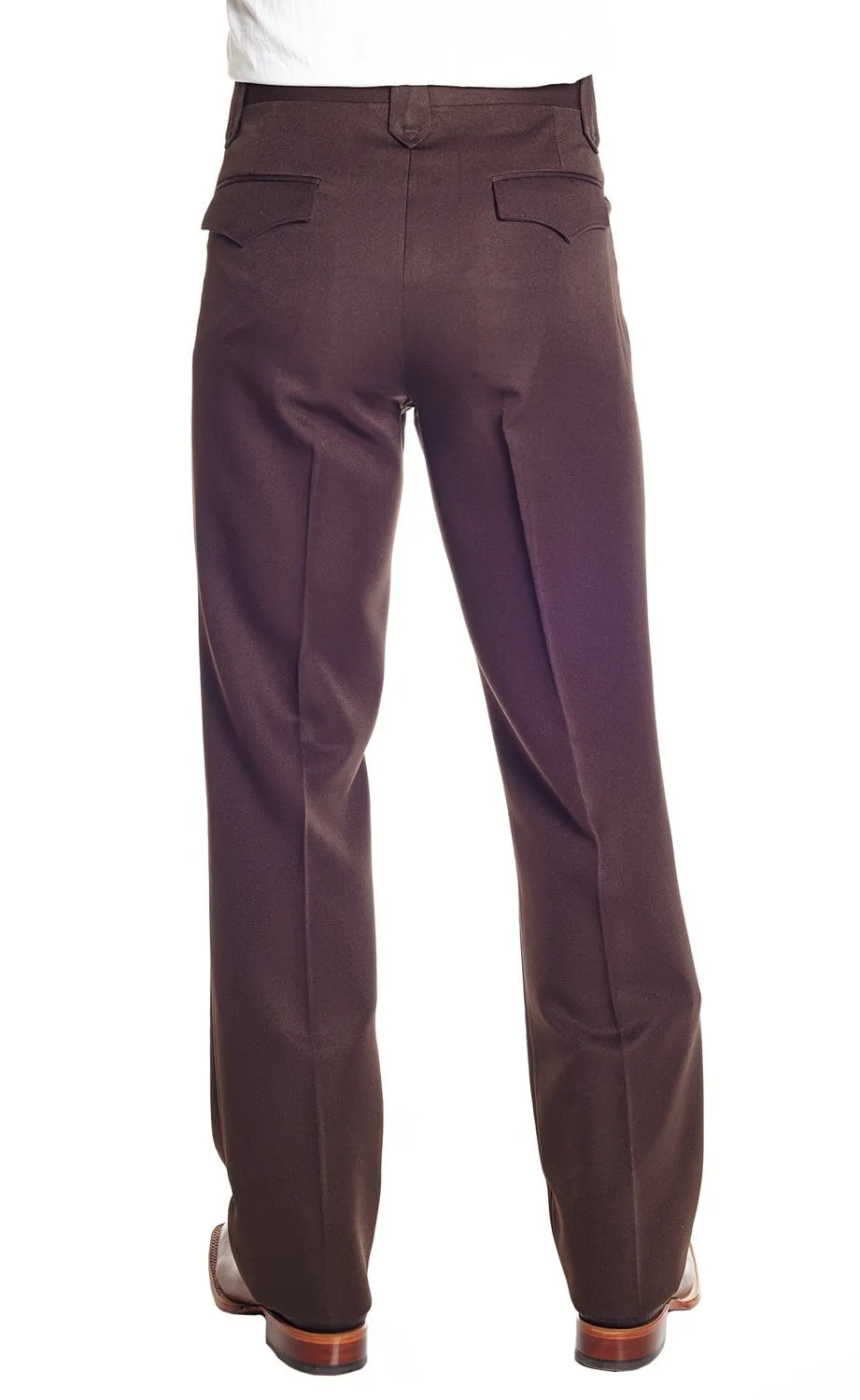 Circle S Mens Brown Polyester Ranch Dress Pants 30