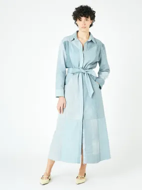 Classic Denim Dress Light Blue