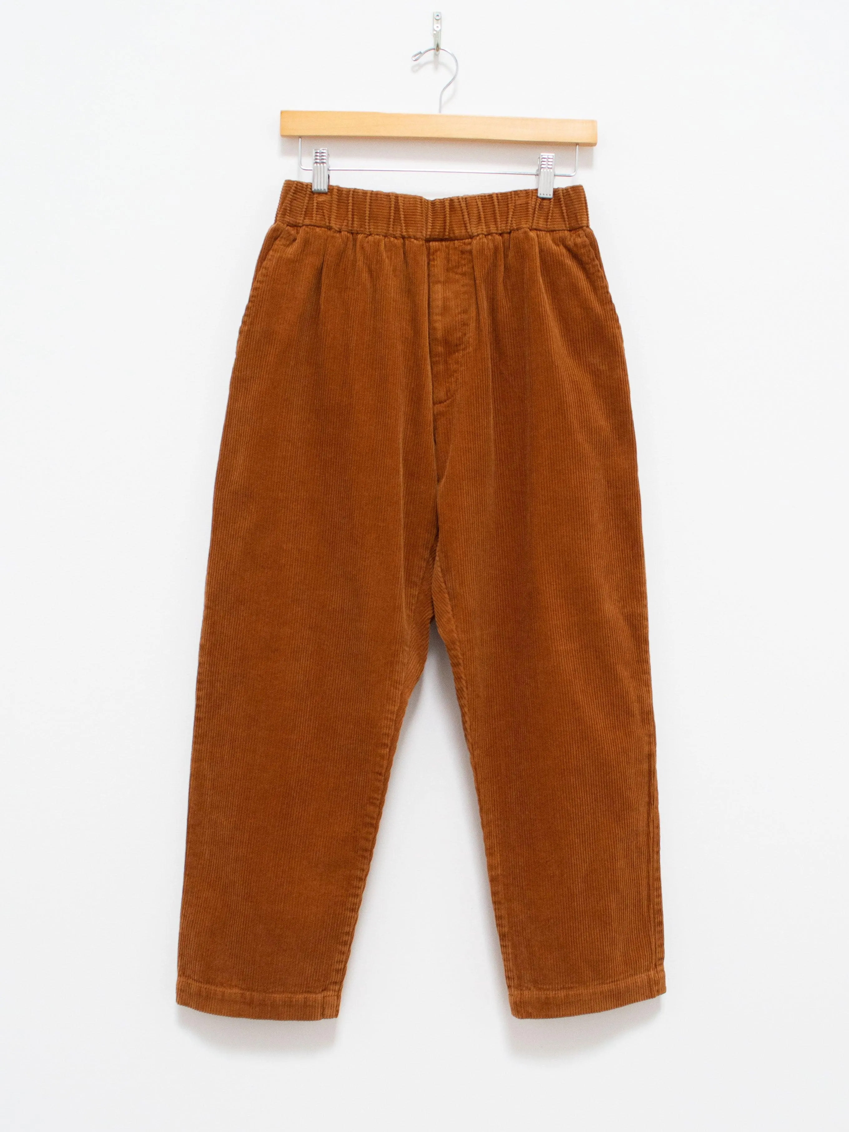 Corduroy Easy Pants - Brown Gold