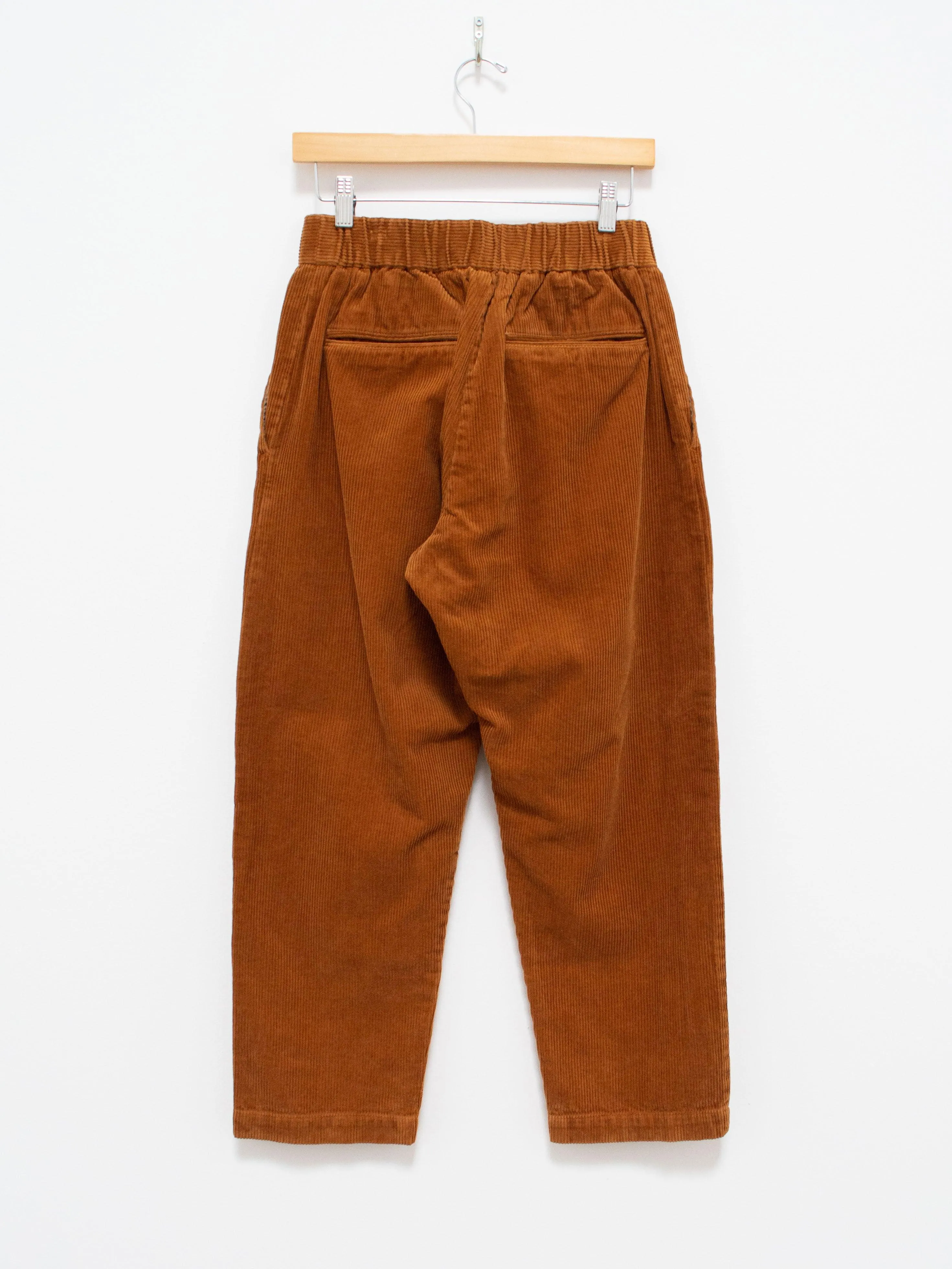 Corduroy Easy Pants - Brown Gold