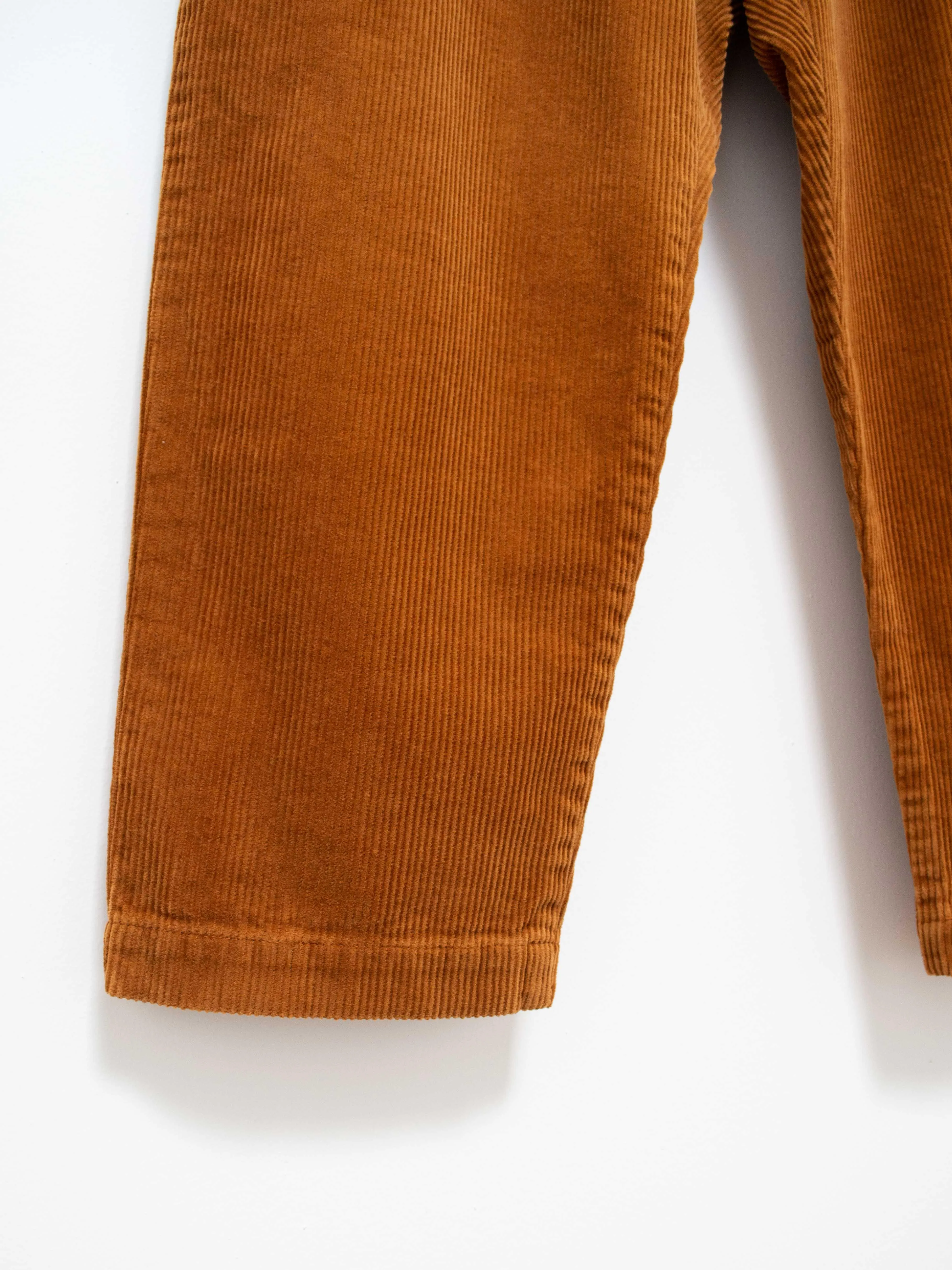 Corduroy Easy Pants - Brown Gold