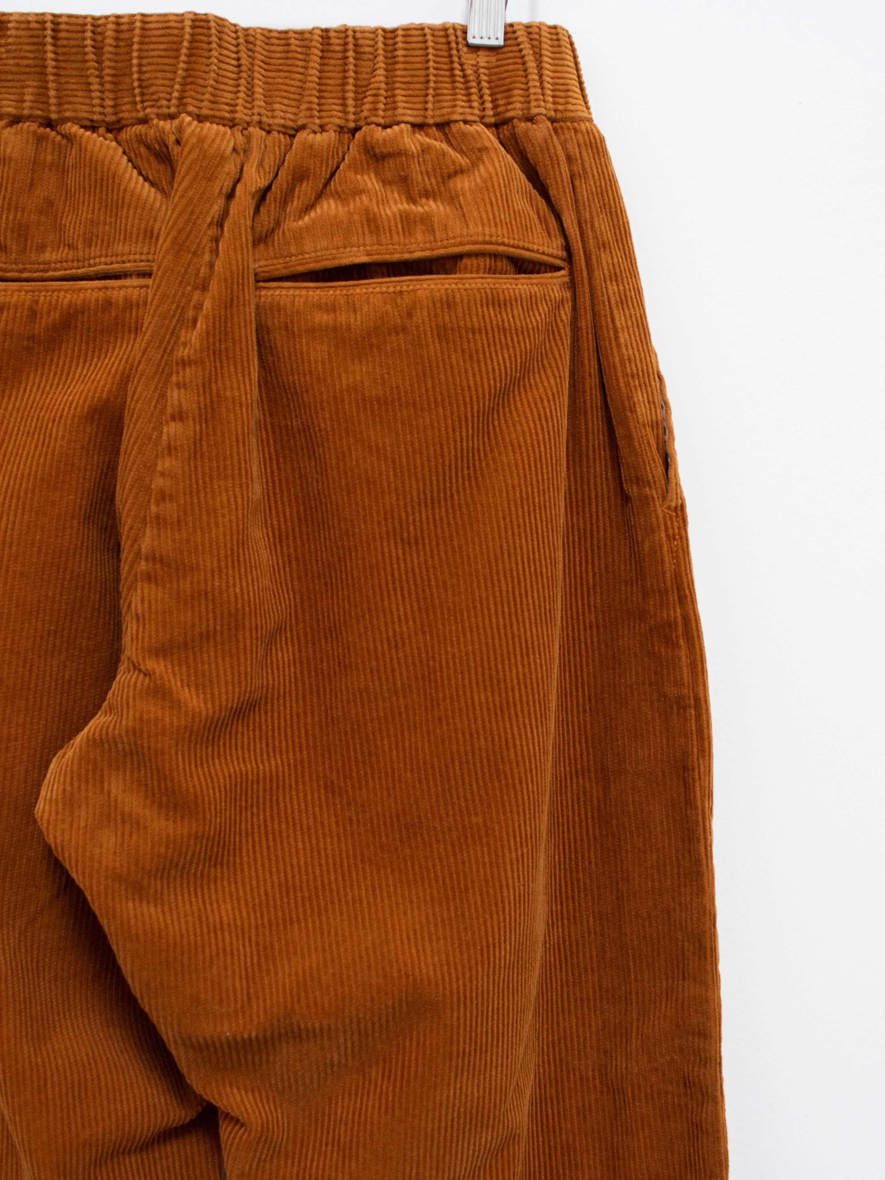 Corduroy Easy Pants - Brown Gold