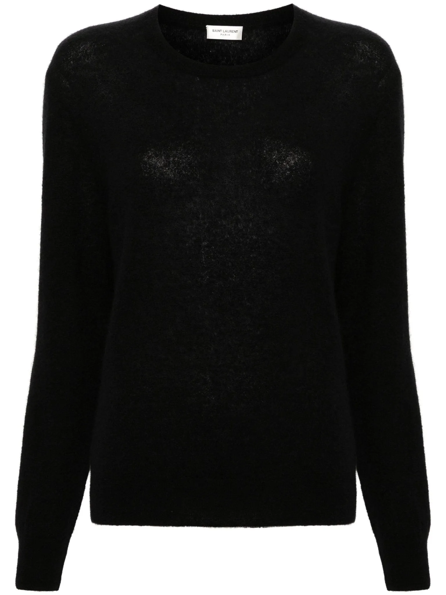 crew-neck cashmere-blend jumper