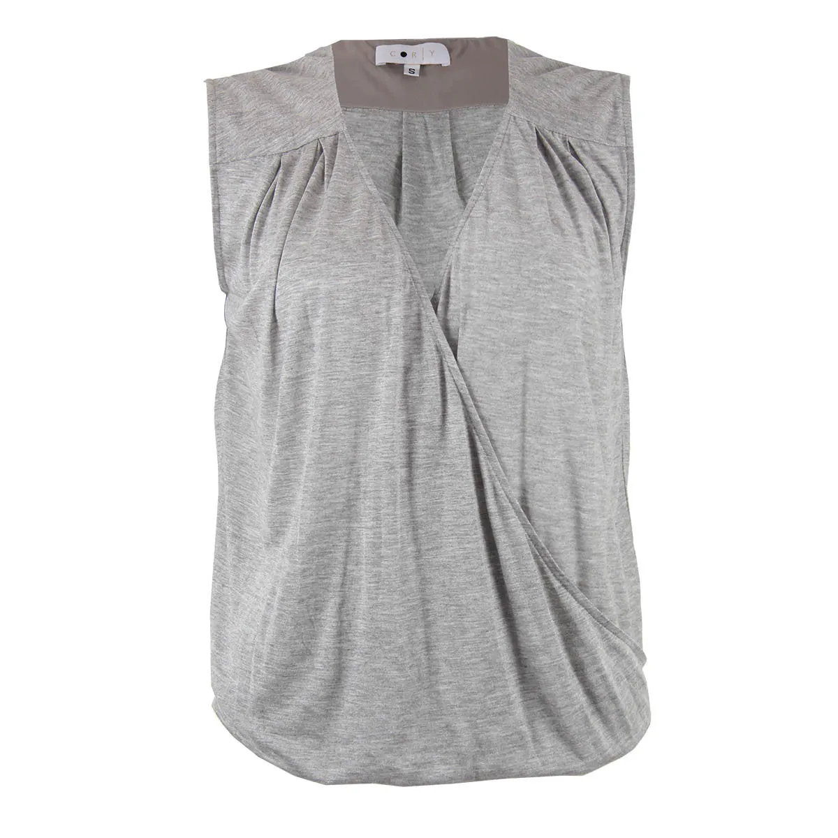 Crystal Crossover Top in Grey