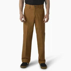 Dickies Skateboarding Double Knee Pants Regular Fit Brown Duck