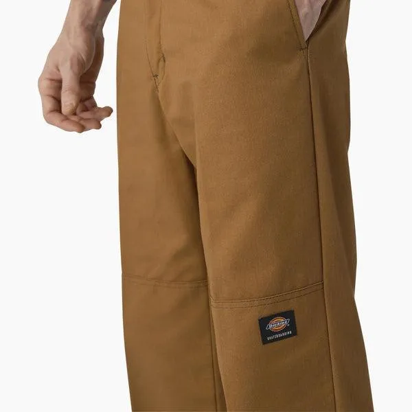 Dickies Skateboarding Double Knee Pants Regular Fit Brown Duck