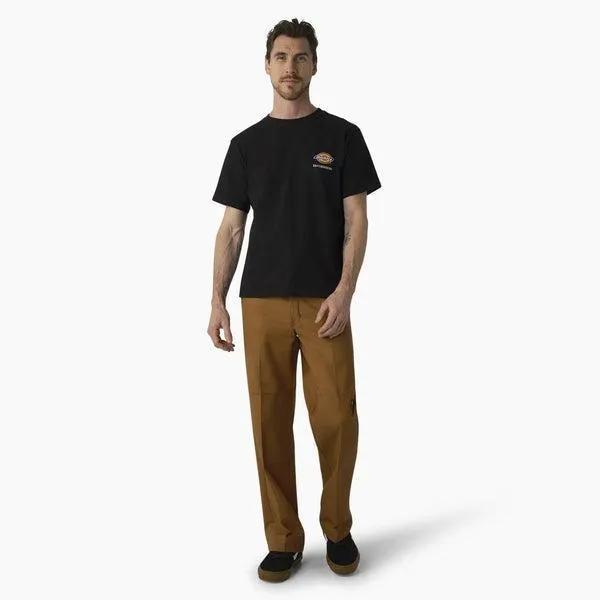 Dickies Skateboarding Double Knee Pants Regular Fit Brown Duck