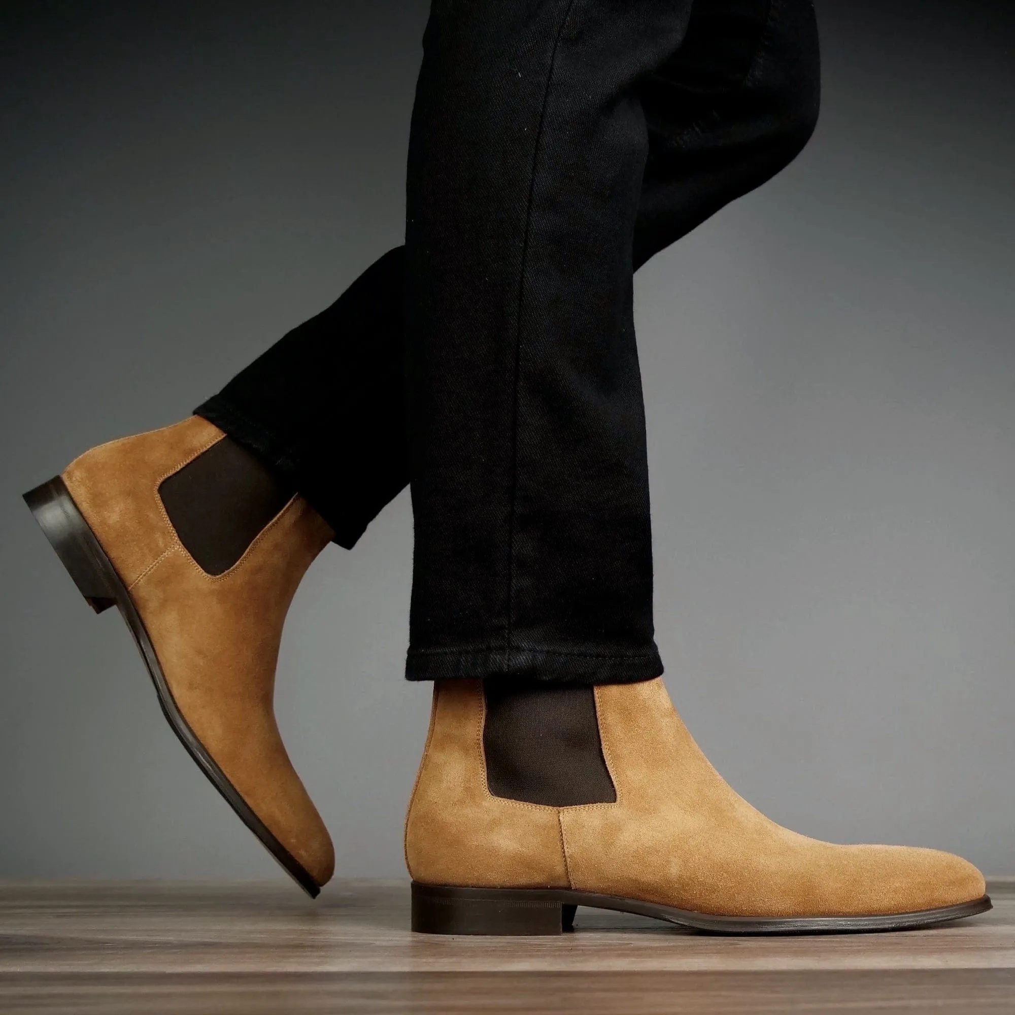 Eastwood Chelsea Boot Tan Suede