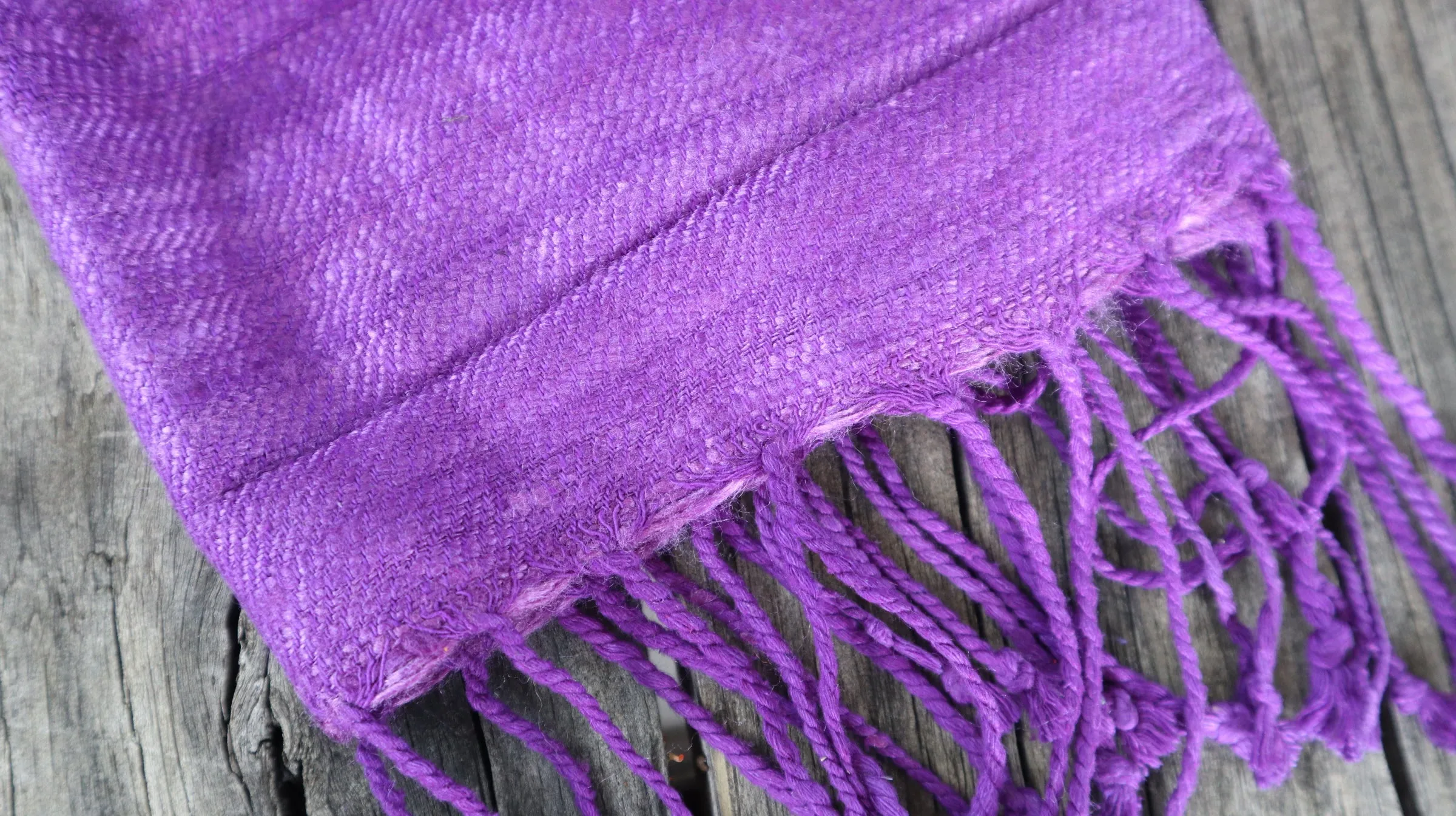 Fair Trade Ethical Non-Violent Silk Scarf