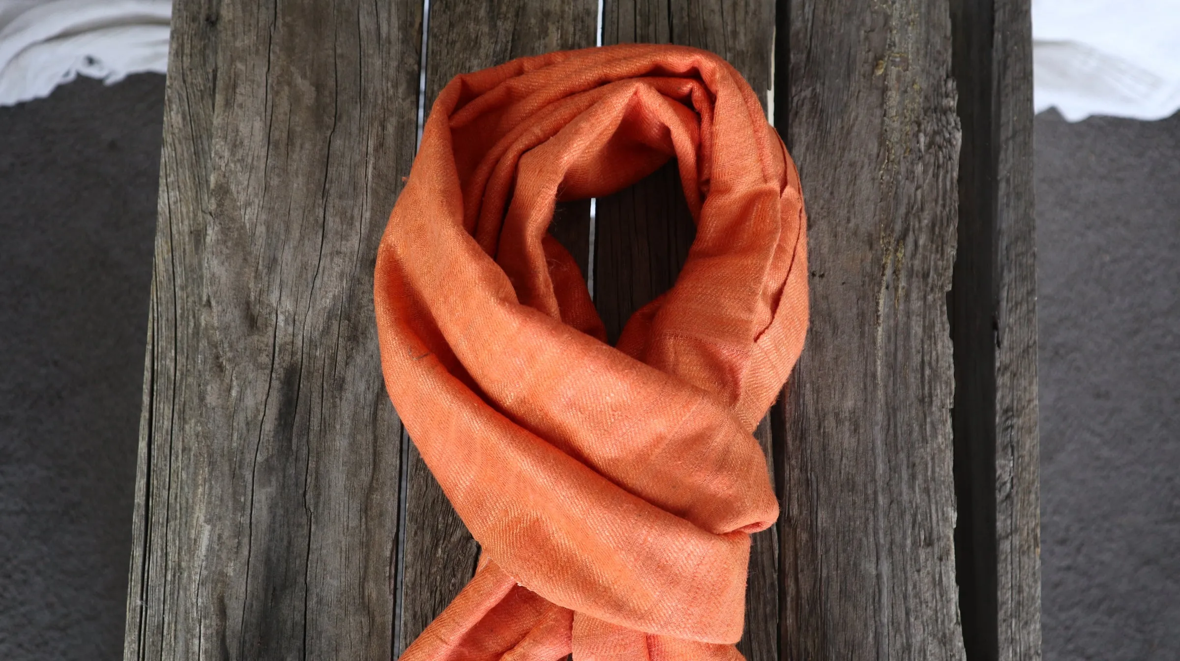 Fair Trade Ethical Non-Violent Silk Scarf