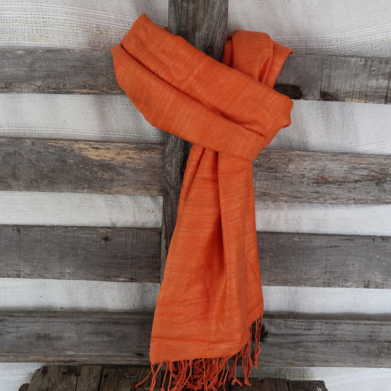 Fair Trade Ethical Non-Violent Silk Scarf