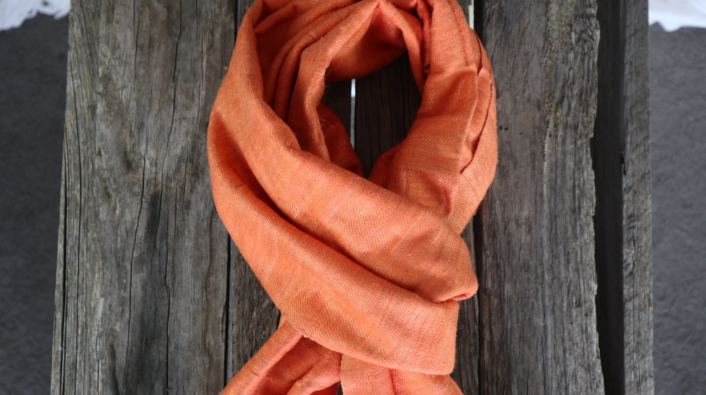 Fair Trade Ethical Non-Violent Silk Scarf